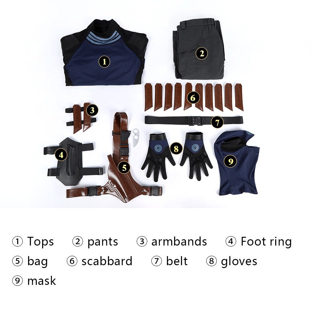 Daredevil: Born Again Season 2 - Bullseye Complete Cosplay Costume Outfit Set - Coscosmos