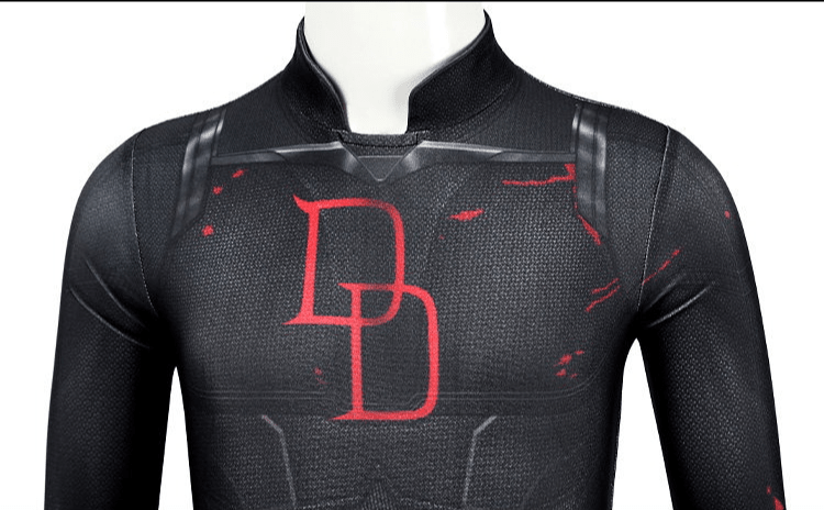 Daredevil: Born Again Season 2 Matt Murdock Child’s Bodysuit Cosplay Costume Set – Premium Superhero Jumpsuit for Kids - Coscosmos