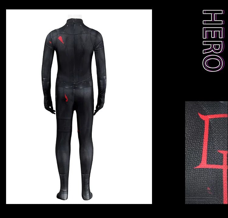 Daredevil: Born Again Season 2 Matt Murdock Child’s Bodysuit Cosplay Costume Set – Premium Superhero Jumpsuit for Kids - Coscosmos