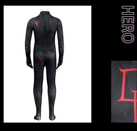 Daredevil: Born Again Season 2 Matt Murdock Child’s Bodysuit Cosplay Costume Set – Premium Superhero Jumpsuit for Kids - Coscosmos