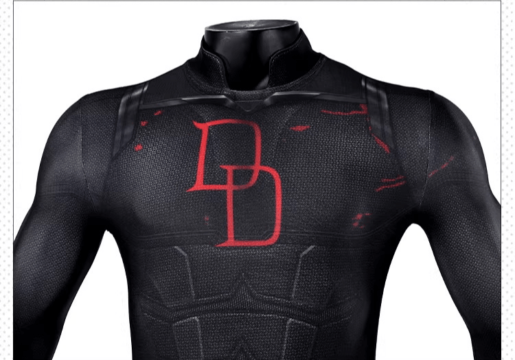 Daredevil: Born Again Season 2 Matt Murdock Cosplay Jumpsuit – Marvel Licensed Spandex Bodysuit for Fans - Coscosmos