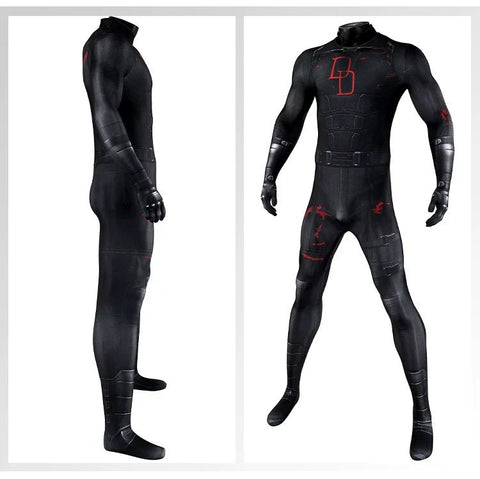 Daredevil: Born Again Season 2 Matt Murdock Cosplay Jumpsuit – Marvel Licensed Spandex Bodysuit for Fans - Coscosmos