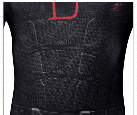 Daredevil: Born Again Season 2 Matt Murdock Cosplay Jumpsuit – Marvel Licensed Spandex Bodysuit for Fans - Coscosmos
