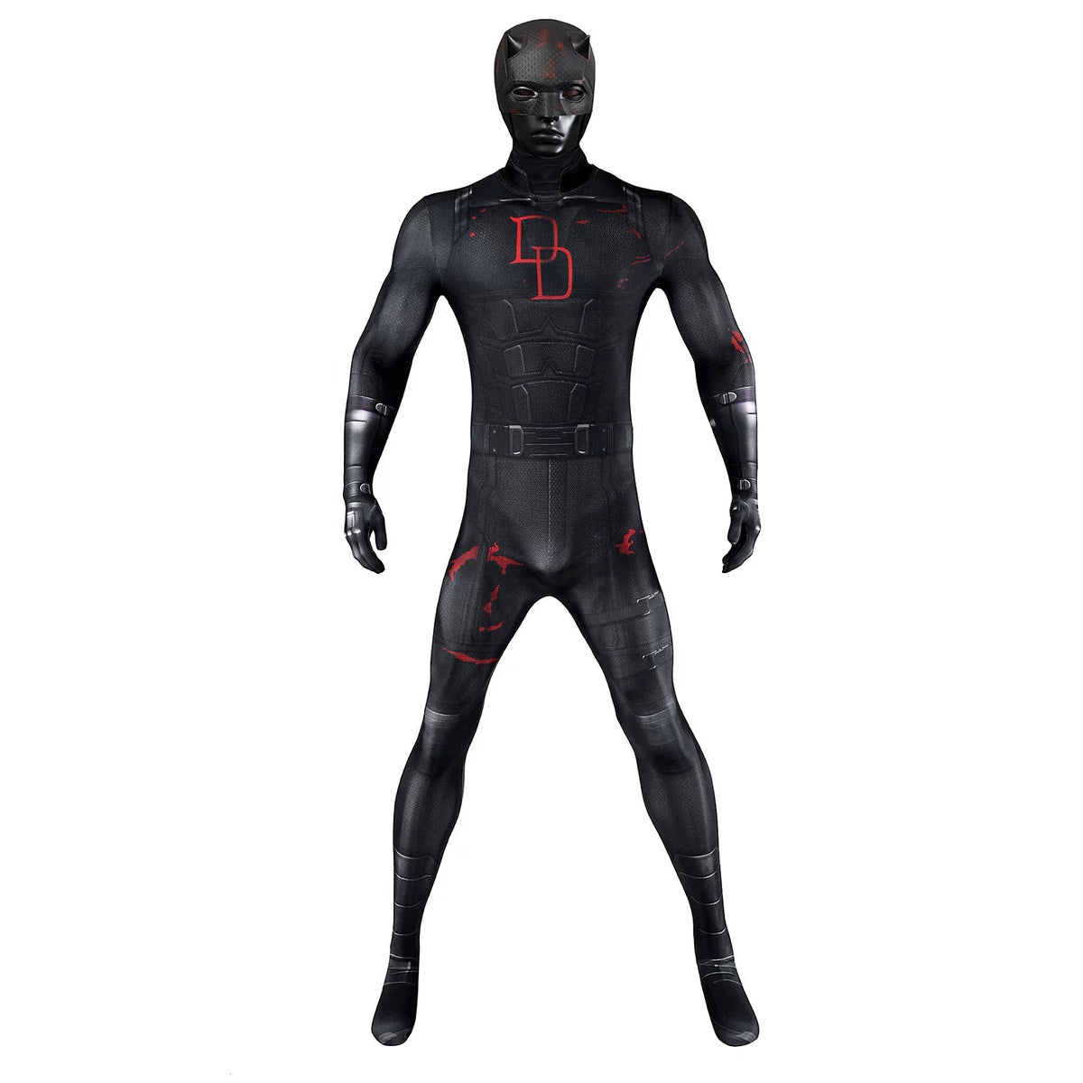 Daredevil: Born Again Season 2 Matt Murdock Cosplay Jumpsuit – Marvel Licensed Spandex Bodysuit for Fans - Coscosmos