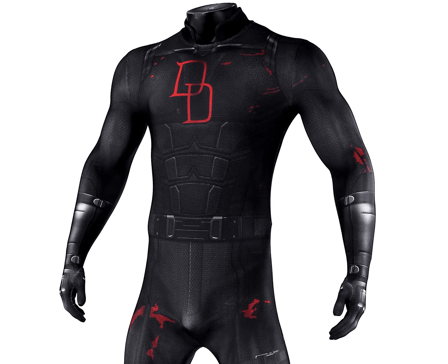 Daredevil: Born Again Season 2 Matt Murdock Cosplay Jumpsuit – Marvel Licensed Spandex Bodysuit for Fans - Coscosmos