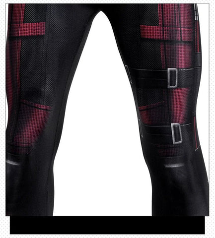 Daredevil Matt Murdock Red Jumpsuit Zentai Suit Cosplay Costume – Superhero Bodysuit for Comic Con, Halloween, and Themed Events - Coscosmos