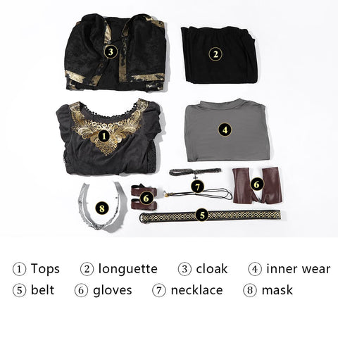 Dark Souls III Fire Keeper Cosplay Costume – Full Set Dark Souls III Game Role - Playing Outfit for Fans - Coscosmos