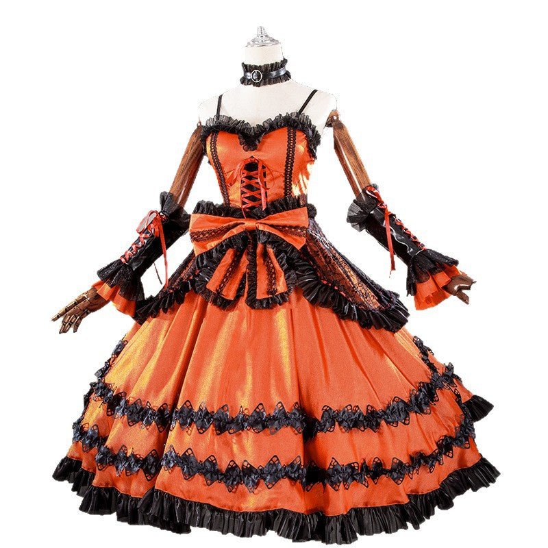 Date A Live Kurumi Tokisaki Cosplay Gothic Lolita Battle Dress Costume - Coscosmos