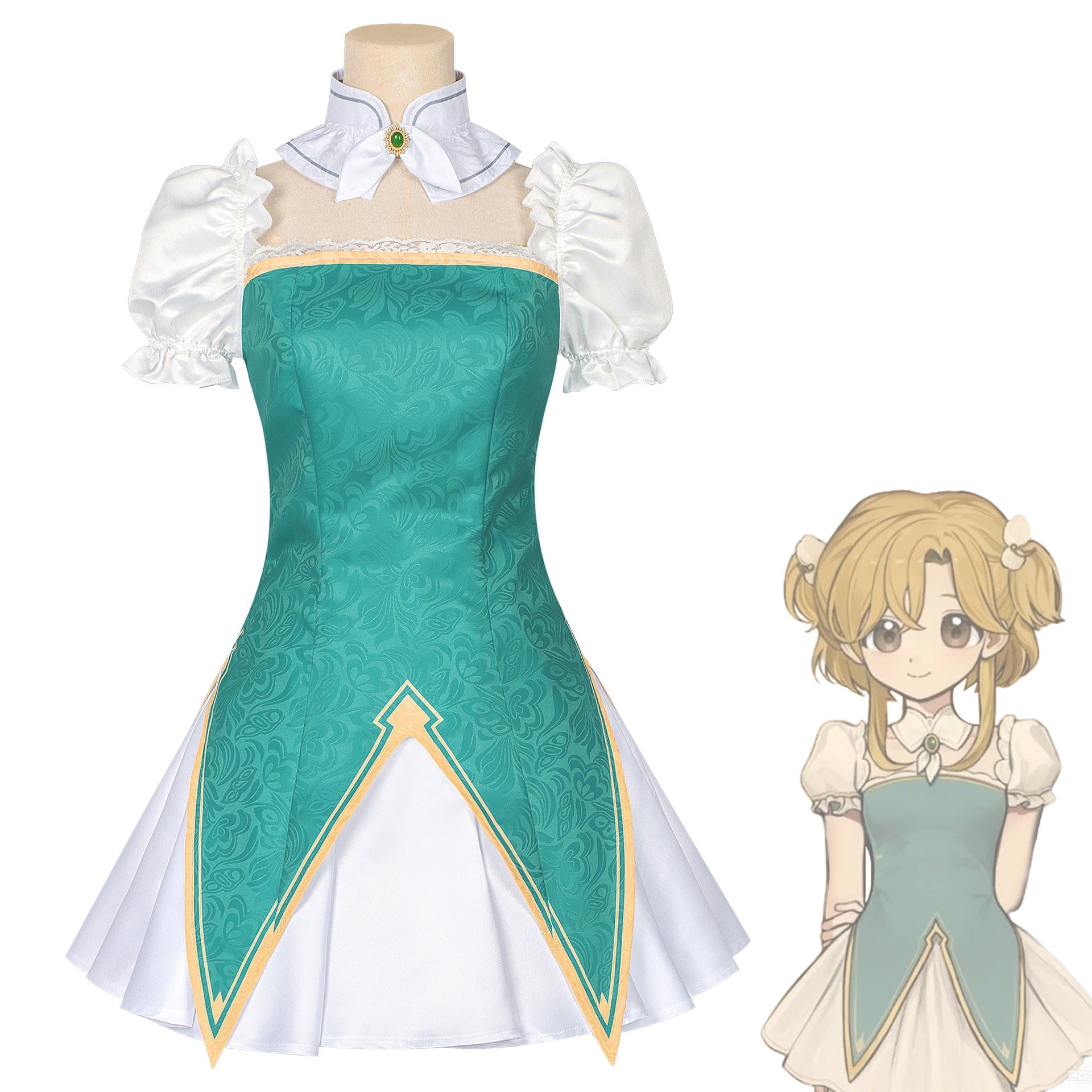 Daughter of the Volcano Ruth Cosplay Costume Water Blue Game Suit Two Versions - Coscosmos