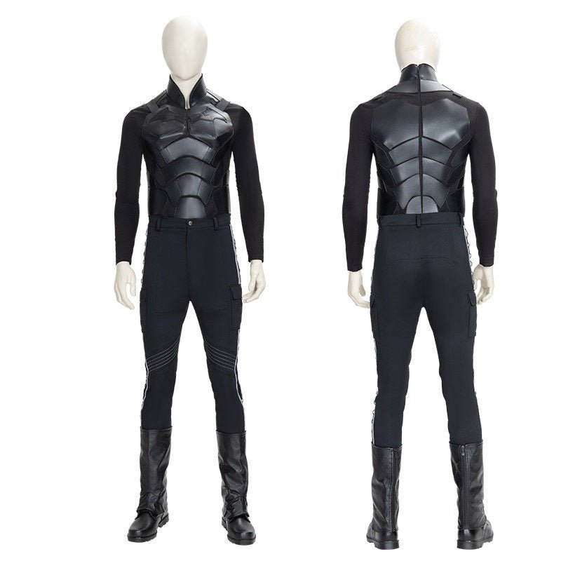 DC Batman Cosplay Costume - Bruce Wayne Full Bodysuit with Premium Stitching & Detailing - Coscosmos