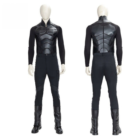 DC Batman Cosplay Costume - Bruce Wayne Full Bodysuit with Premium Stitching & Detailing - Coscosmos