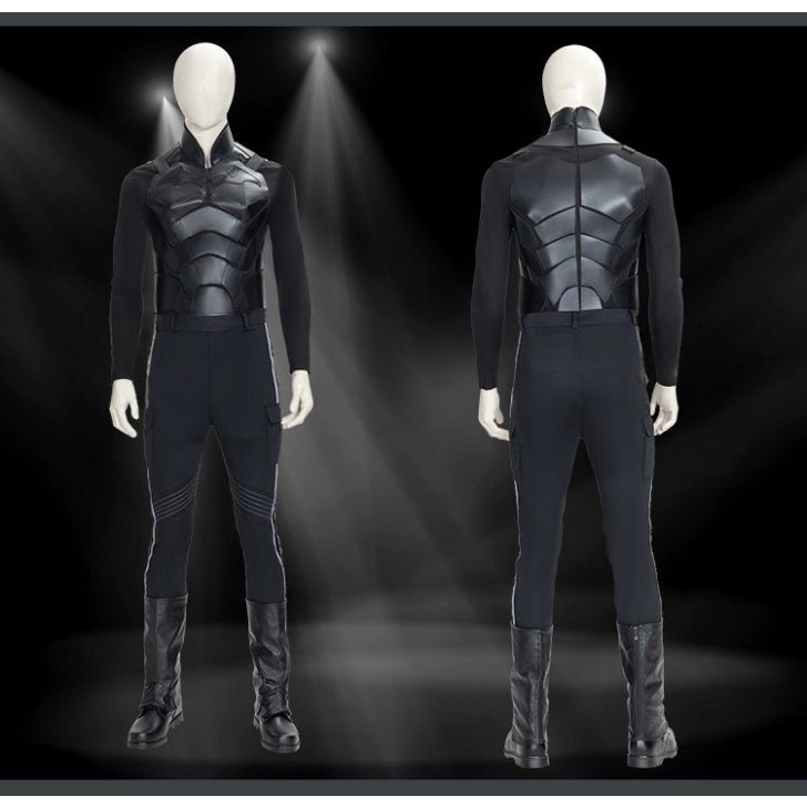 DC Batman Cosplay Costume - Bruce Wayne Full Bodysuit with Premium Stitching & Detailing - Coscosmos