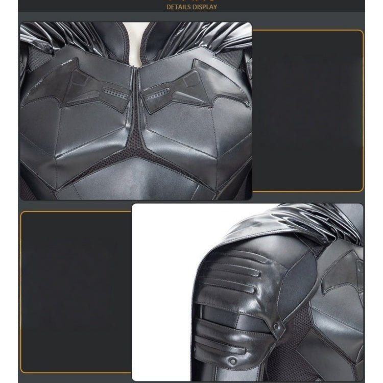 DC Batman Cosplay Costume - Bruce Wayne Full Bodysuit with Premium Stitching & Detailing - Coscosmos