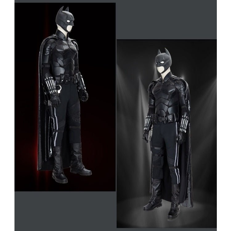 DC Batman Cosplay Costume - Bruce Wayne Full Bodysuit with Premium Stitching & Detailing - Coscosmos