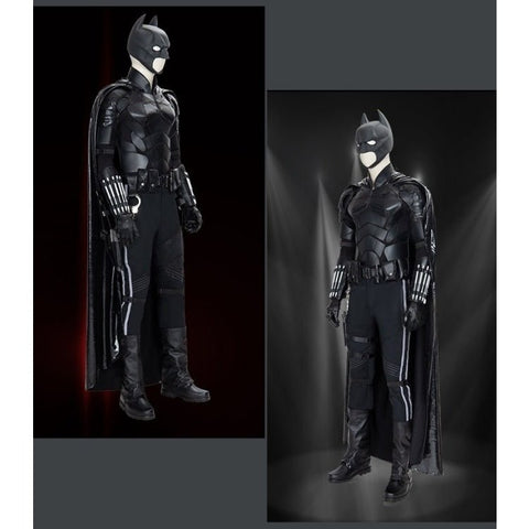 DC Batman Cosplay Costume - Bruce Wayne Full Bodysuit with Premium Stitching & Detailing - Coscosmos