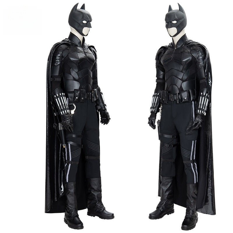 DC Batman Cosplay Costume - Bruce Wayne Full Bodysuit with Premium Stitching & Detailing - Coscosmos