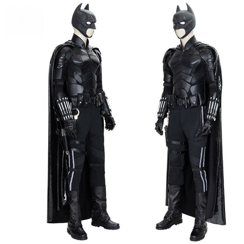 DC Batman Cosplay Costume - Bruce Wayne Full Bodysuit with Premium Stitching & Detailing - Coscosmos
