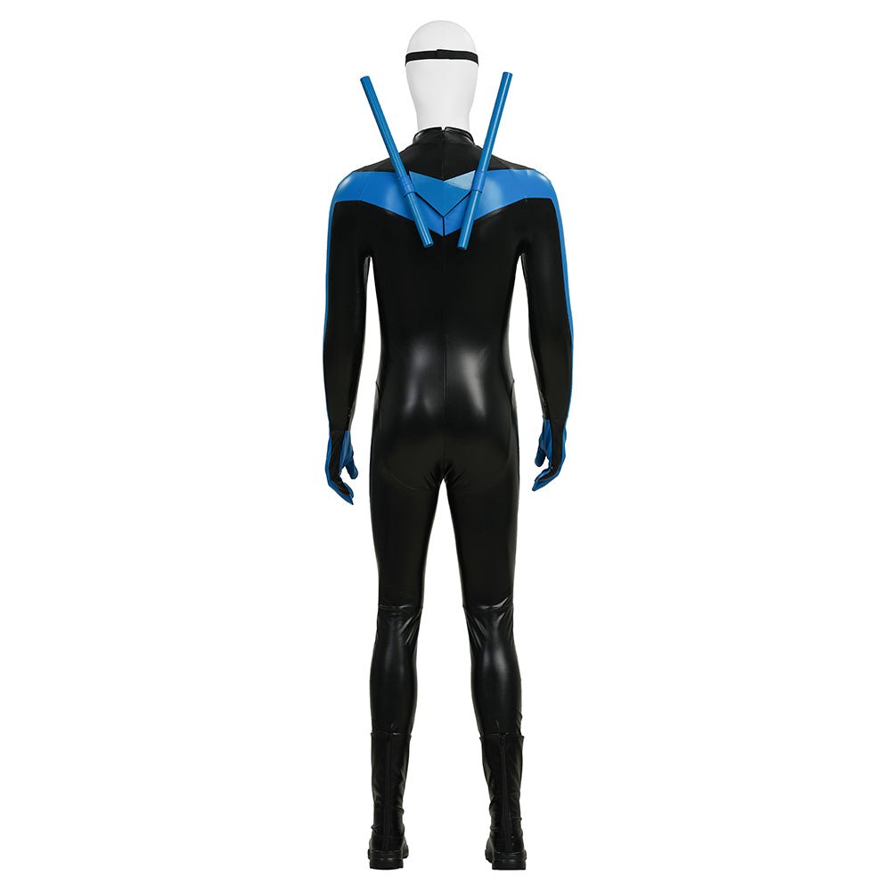 DC Comics Nightwing Blue Comic Version Full Cosplay Costume - Coscosmos