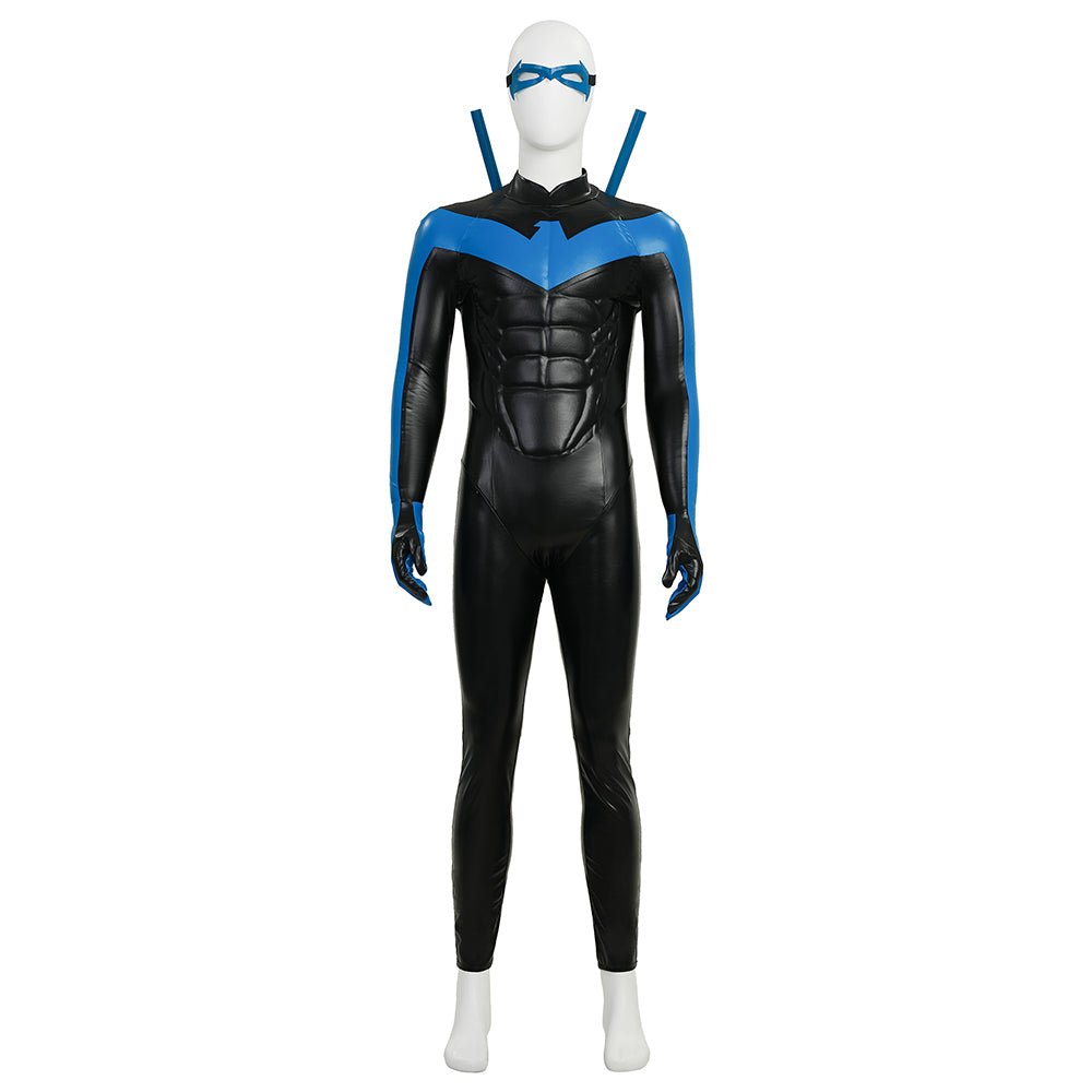 DC Comics Nightwing Blue Comic Version Full Cosplay Costume - Coscosmos
