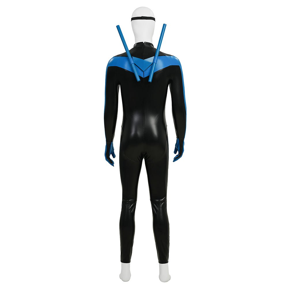DC Comics Nightwing Blue Comic Version Full Cosplay Costume - Coscosmos