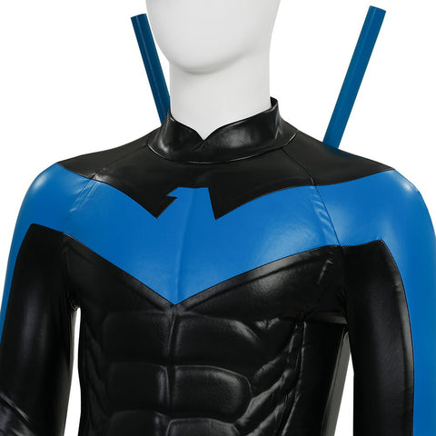 DC Comics Nightwing Blue Comic Version Full Cosplay Costume - Coscosmos