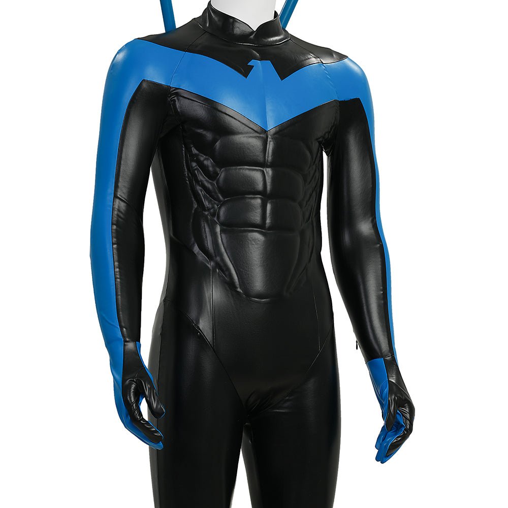 DC Comics Nightwing Blue Comic Version Full Cosplay Costume - Coscosmos