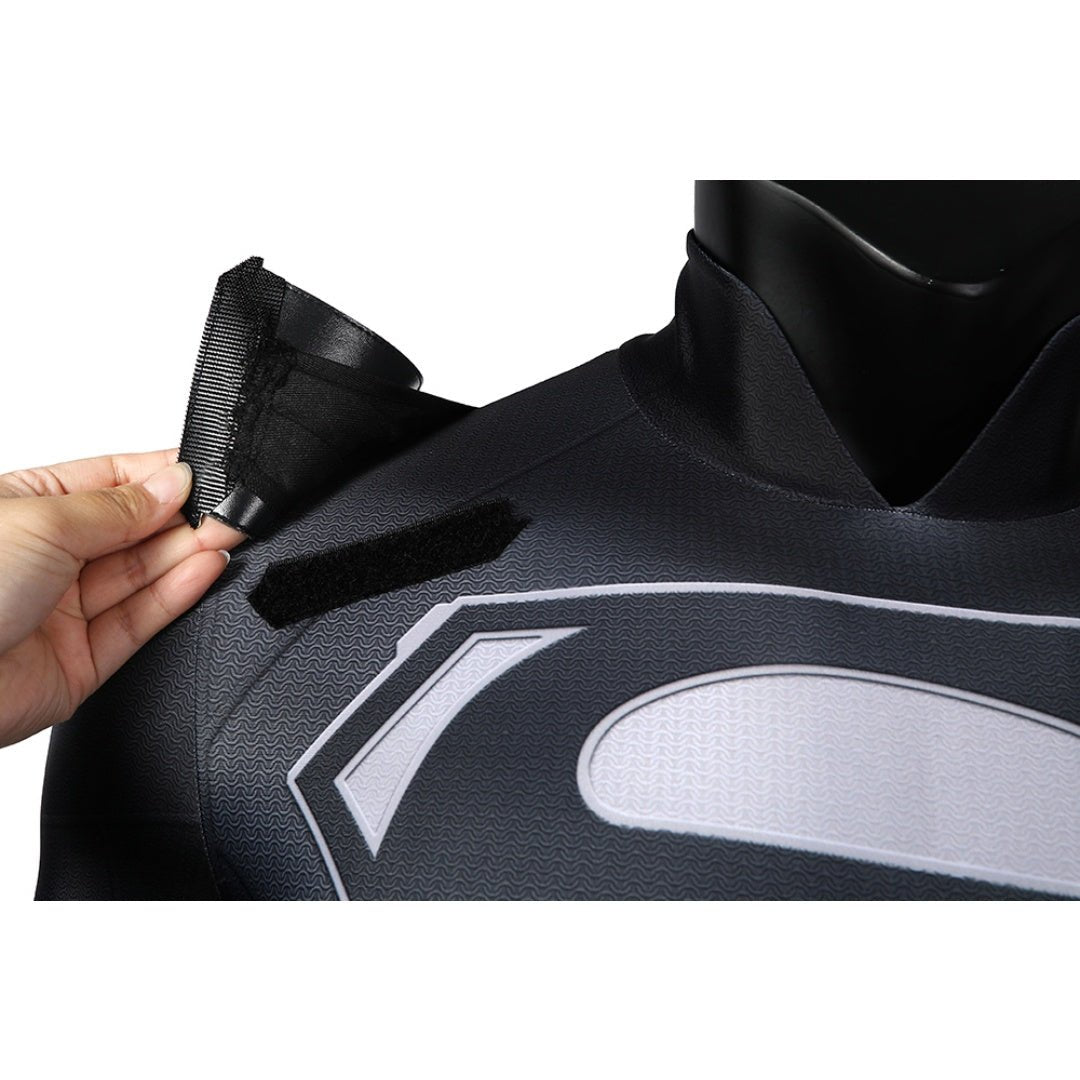 DC Crisis on Infinite Earths Superman Clark Kent Premium Cosplay Costume for Halloween Stage Performance - Coscosmos