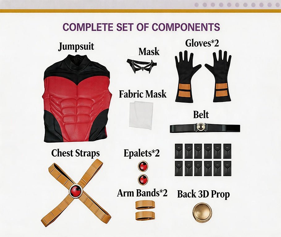 DC Robin War Cosplay Costume Red Robin Tim Drake Comic Version Male Outfit - Coscosmos