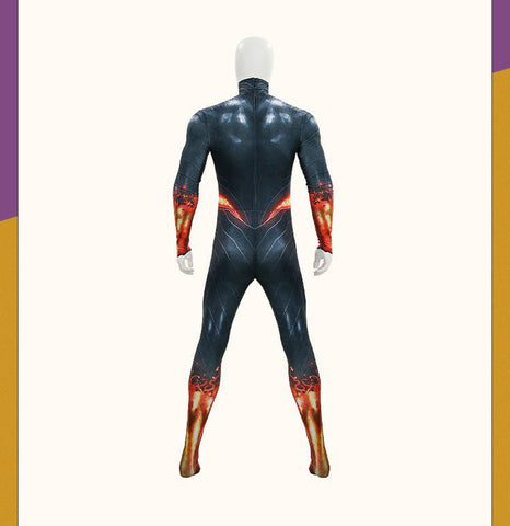 DC Superman Deluxe Cosplay Costume Absolute Superman Hero Jumpsuit Comic Version Full Set - Coscosmos