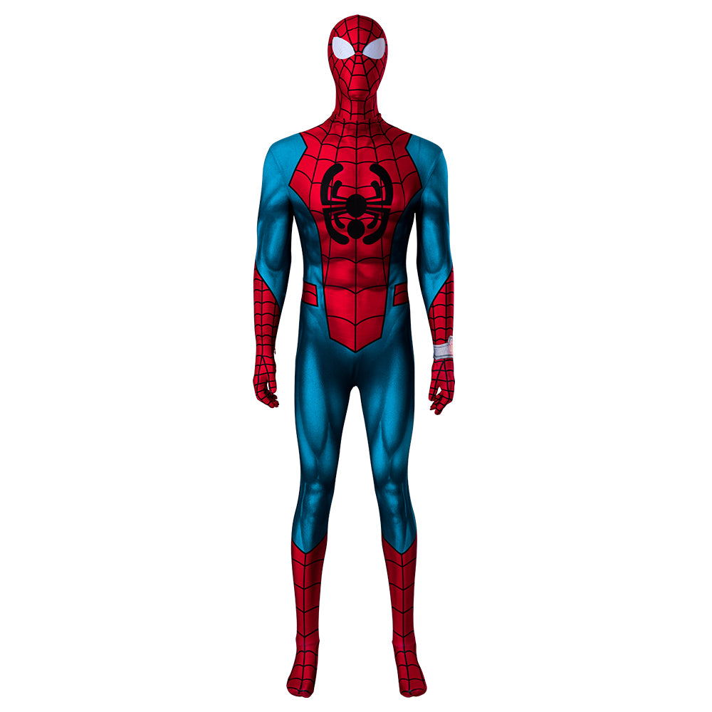 Spider Man Across The Spider Verse Animated Version Spider Man Halloween Cosplay Costume Bodysuit Full Set