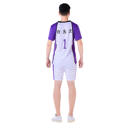 Haikyuu!! Shiratorizawa Academy Wakatoshi Ushijima Cosplay Costume