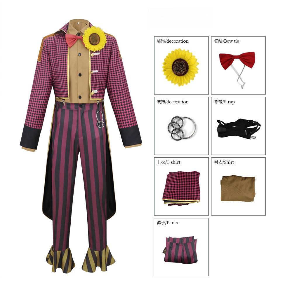 Dead by Daylight The Clown Kenneth Chase Cosplay Costume for Halloween & Game Events - Coscosmos