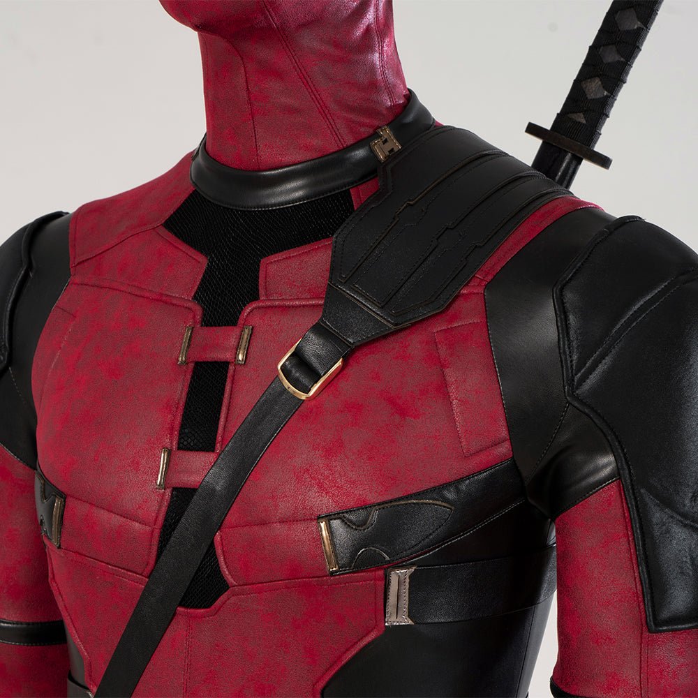 Deadpool 3 Deadpool Wade Wilson Cosplay Costume - Coscosmos