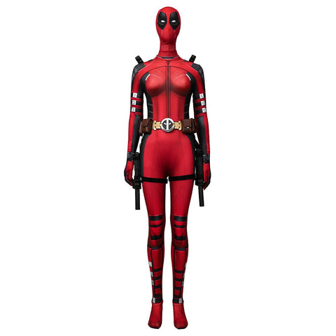 Deadpool 3 Deadpool & Wolverine Kidpool Wade Wilson Cosplay Hoodie – Women Version - Coscosmos