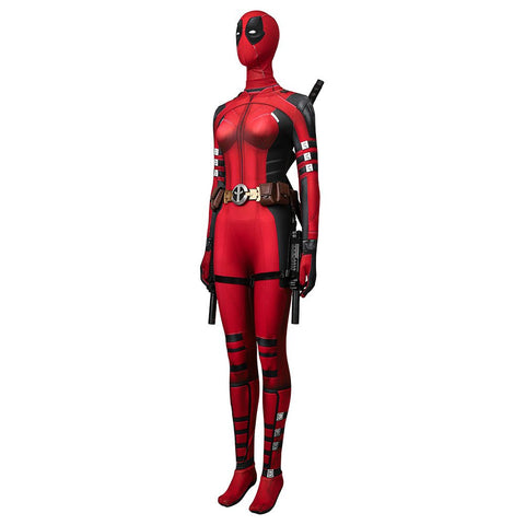 Deadpool 3 Deadpool & Wolverine Kidpool Wade Wilson Cosplay Hoodie – Women Version - Coscosmos