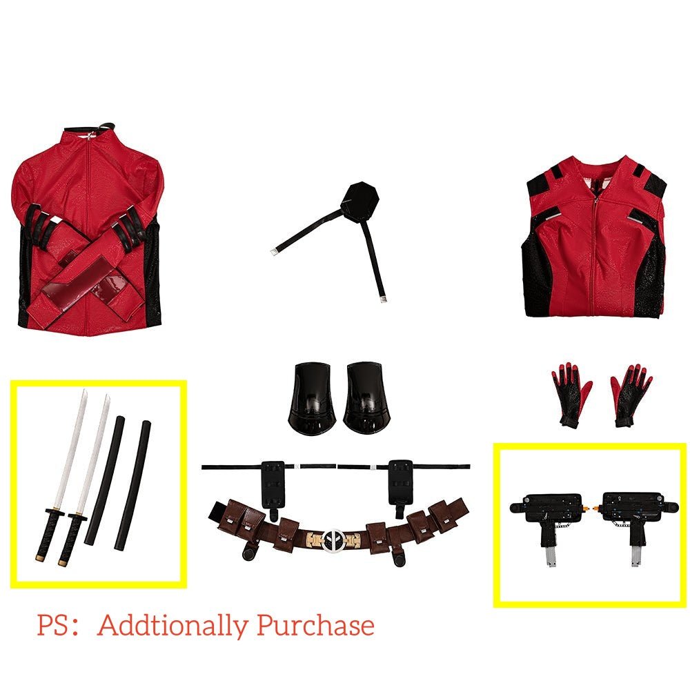 Deadpool 3 - Lady Deadpool Cosplay Costume for Movie Fans - Coscosmos