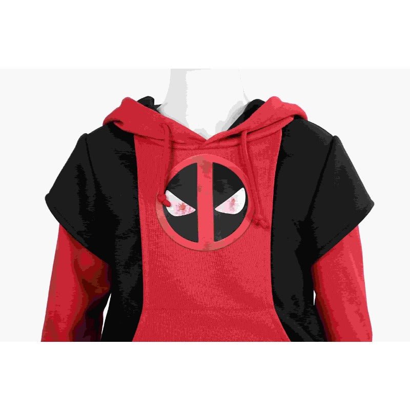 Deadpool 3 Wade Winston Wilson Cosplay Costume Kids & Adults Hoodie Clothing Suit - Coscosmos