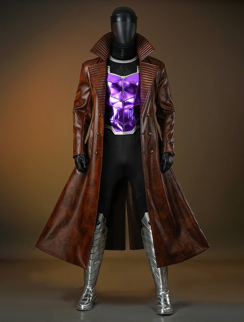 Deadpool and Wolverine: Gambit Full Cosplay Costume Set for Men - Coscosmos