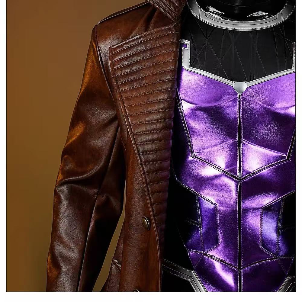 Deadpool and Wolverine: Gambit Full Cosplay Costume Set for Men - Coscosmos