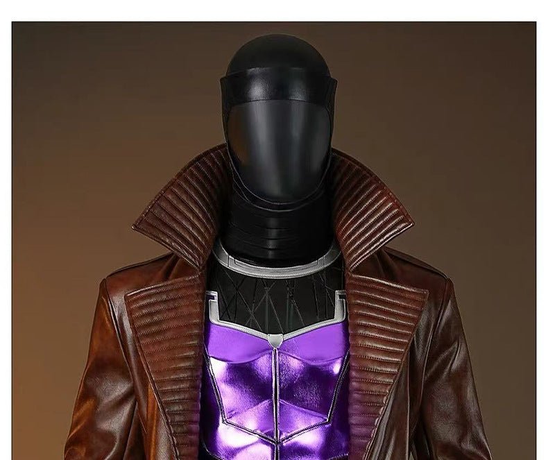 Deadpool and Wolverine: Gambit Full Cosplay Costume Set for Men - Coscosmos