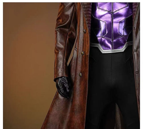 Deadpool and Wolverine: Gambit Full Cosplay Costume Set for Men - Coscosmos