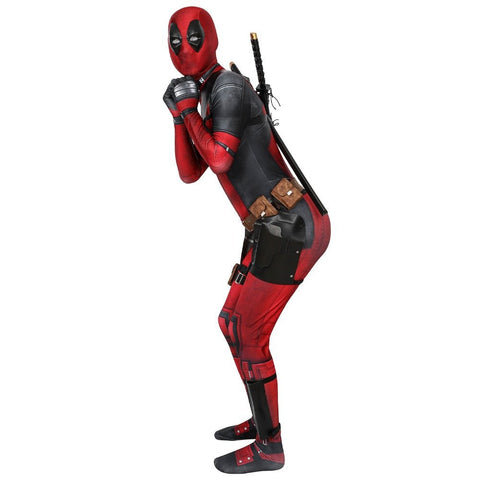 Deadpool Wade Wilson Deluxe Cosplay Costume Set with Accessories| Ready to Ship - Coscosmos