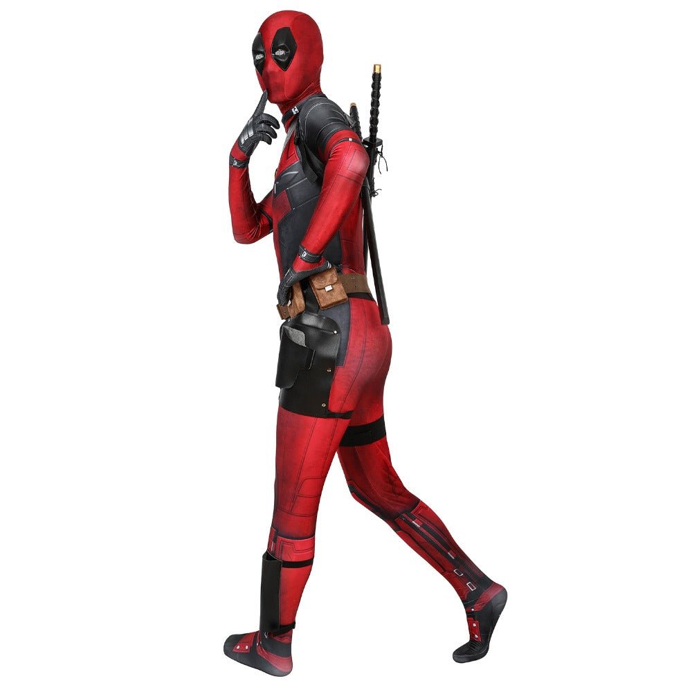 Deadpool Wade Wilson Deluxe Cosplay Costume Set with Accessories| Ready to Ship - Coscosmos
