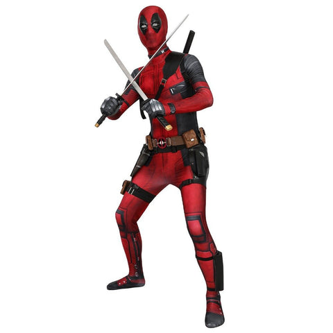 Deadpool Wade Wilson Deluxe Cosplay Costume Set with Accessories| Ready to Ship - Coscosmos