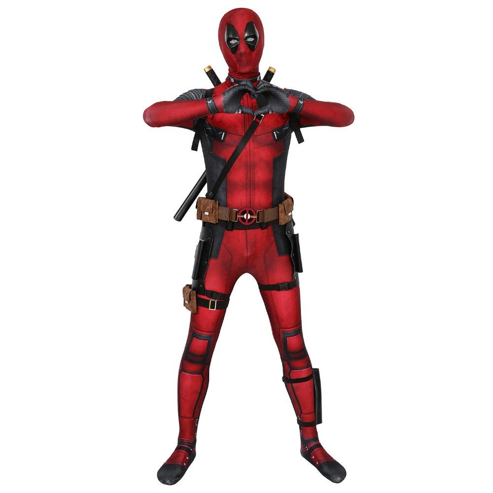 Deadpool Wade Wilson Deluxe Cosplay Costume Set with Accessories| Ready to Ship - Coscosmos