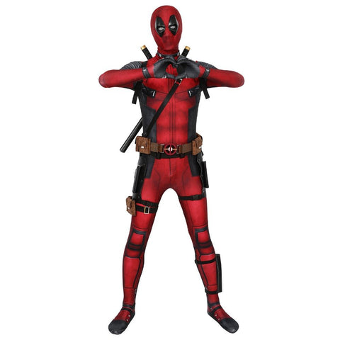 Deadpool Wade Wilson Deluxe Cosplay Costume Set with Accessories| Ready to Ship - Coscosmos