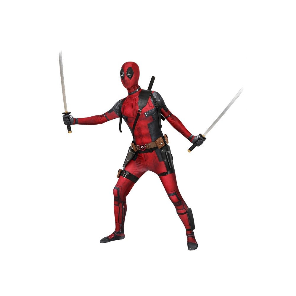 Deadpool Wade Wilson Deluxe Cosplay Costume Set with Accessories| Ready to Ship - Coscosmos