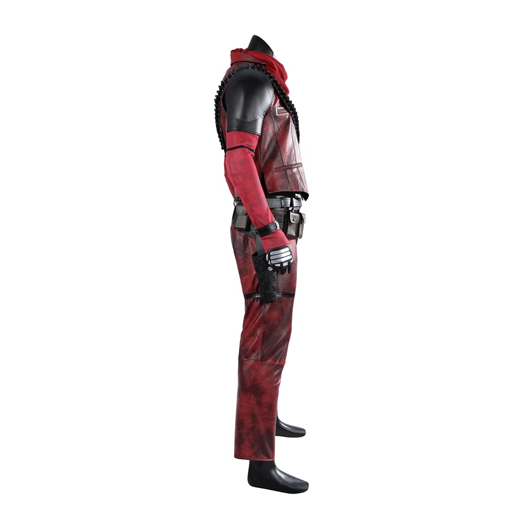 Deadpool & Wolverine Cowboy Deadpool Cosplay Costume - Coscosmos