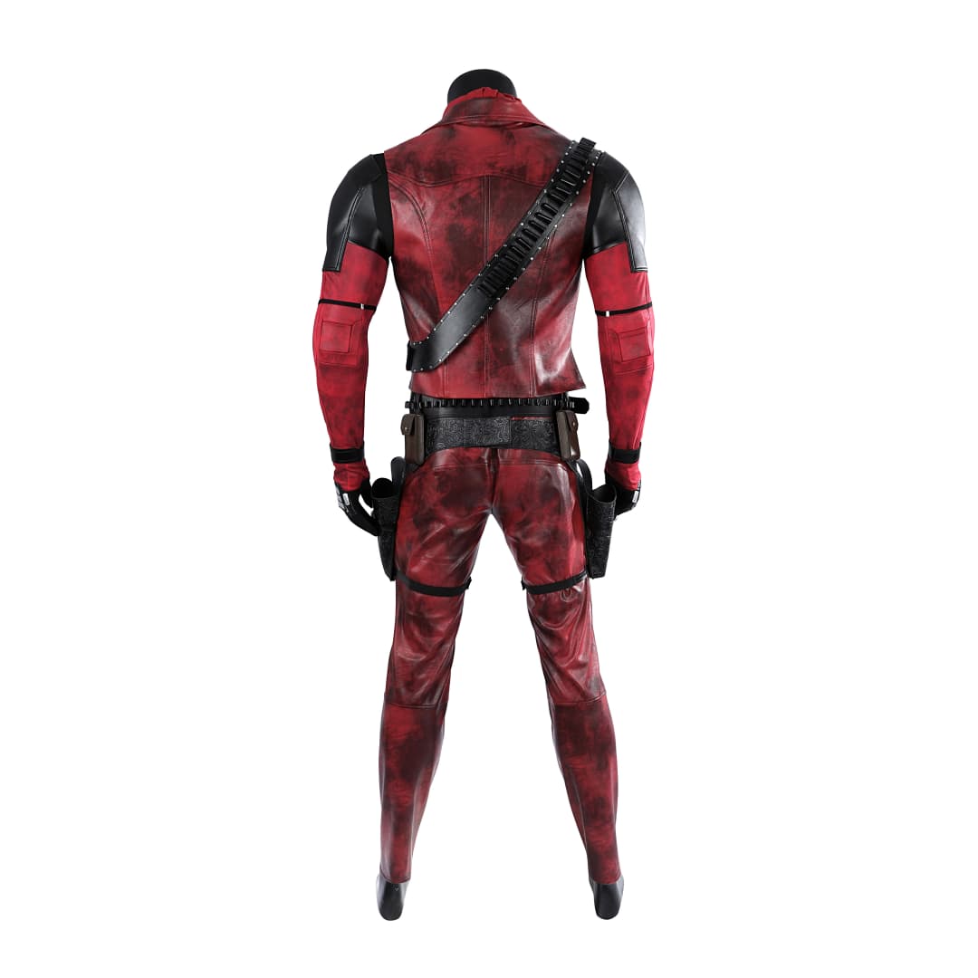 Deadpool & Wolverine Cowboy Deadpool Cosplay Costume - Coscosmos