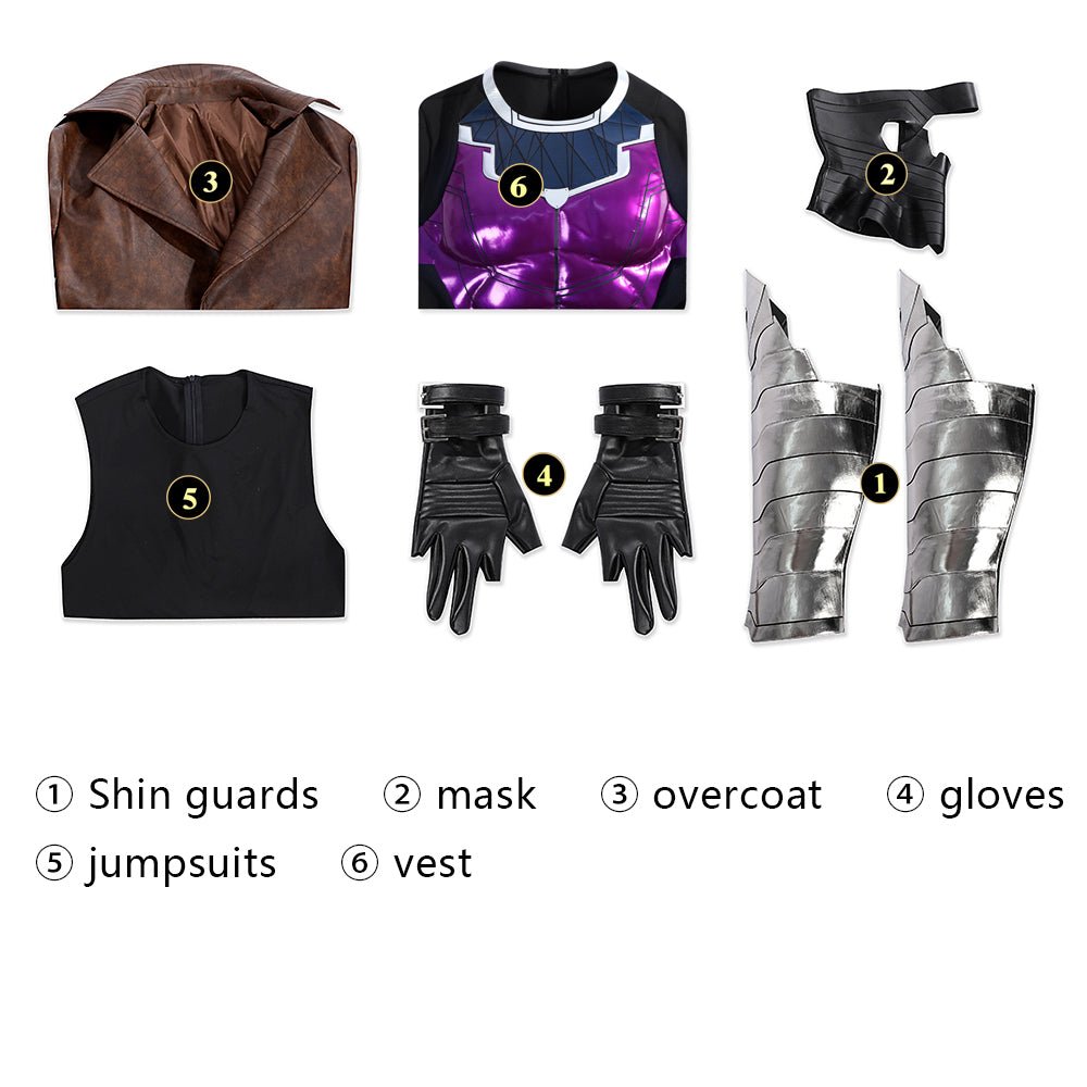 Deadpool & Wolverine Gambit Cosplay Costume - Coscosmos